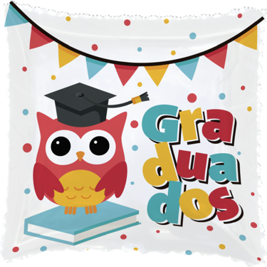 Buho Graduados 18 pulgadas