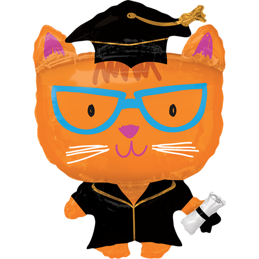 Globo Graduacion GATO Supershape Helio
