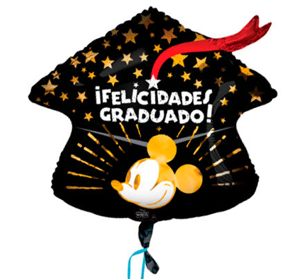 Felicidades Graduado mickey 22 pulgadas helio