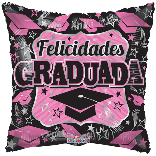 Felicidades Graduada 18 pulgada helio
