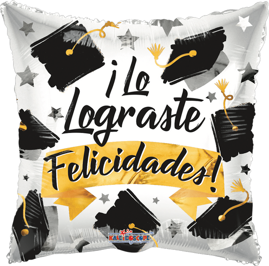 Lo lograste Felicidades 18 pulgadas Helio