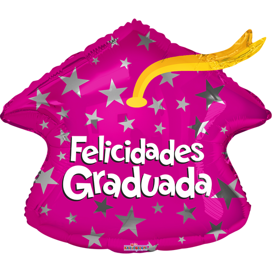 Felicidades Graduada 18 pulgadas Helio