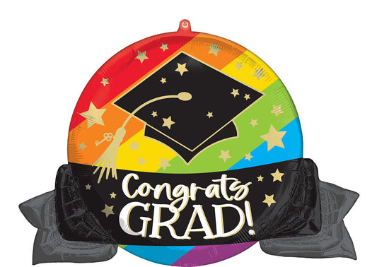 Globo Graduacion Supershape Helio colores