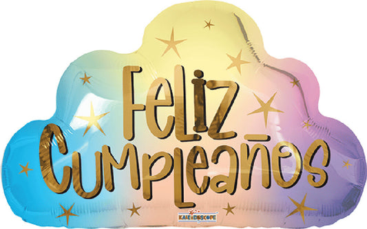 Globo Cumpleaños Nube 22 pulgadas Helio