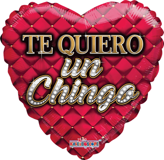 Globo Amor Te quiero un chingo 18 pulgadas Helio