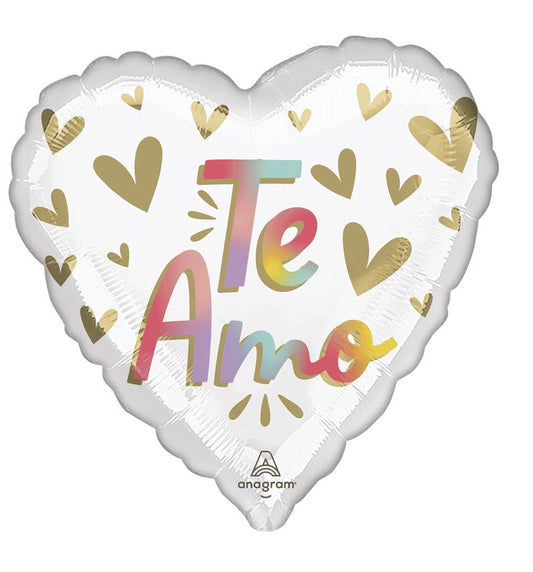 Globo Amor Te amo corazones 18 pulgadas