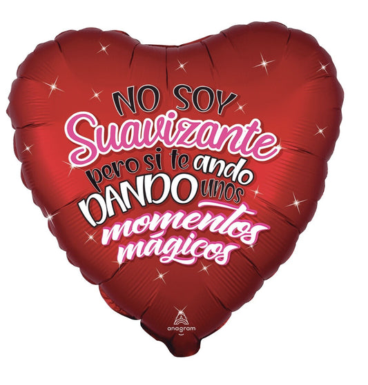 Globo Amor no soy suavizante 18 pulgadas