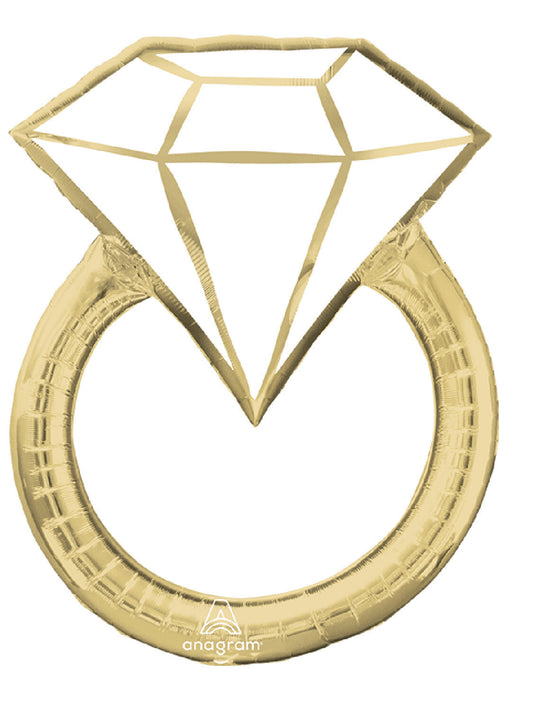 Globo Anillo Supershape Oro