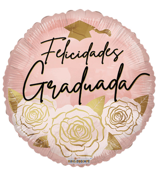 Felicidades Graduada 18 pulgadas Helio