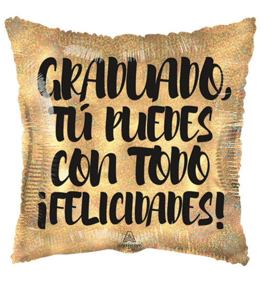 Graduado tu puedes con todo 9 pulgadas