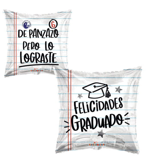 Felicidades Graduado 9 pulgadas