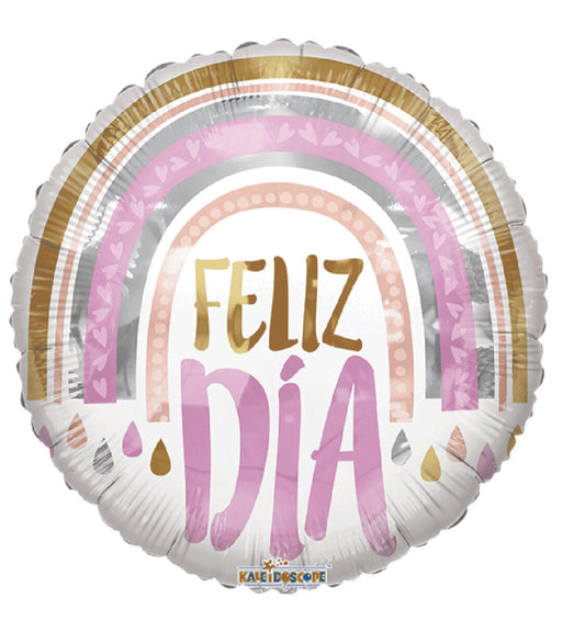 Feliz día Arcoiris 18 pulgadas Helio