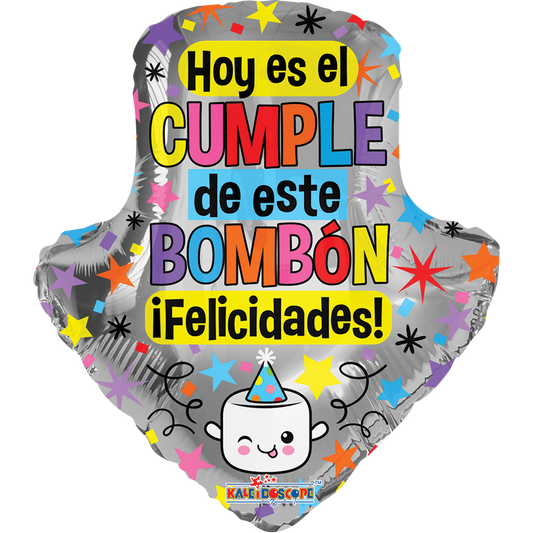 Globo hoy es cumple de este bombon 22 pulgadas helio