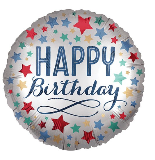 Globo Happy Birthday 18 pulgadas Helio