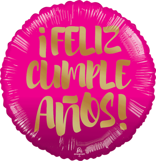 Globo Letras Cumple Supershape Helio 26"