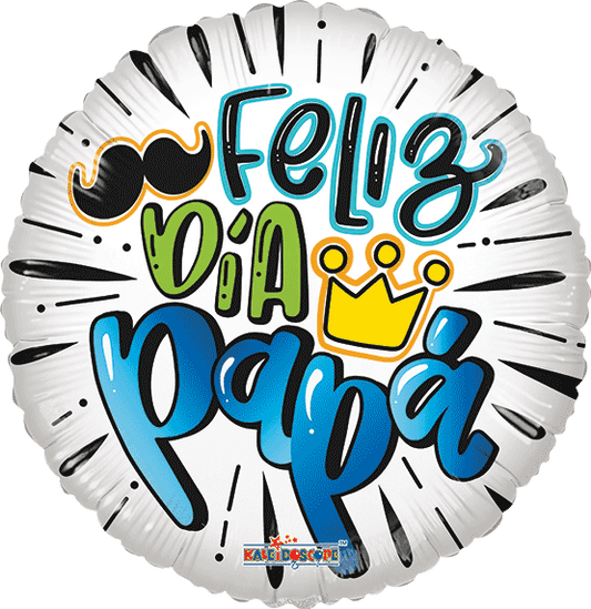 Globo Feliz Dia Papa 18 pulgadas Helio
