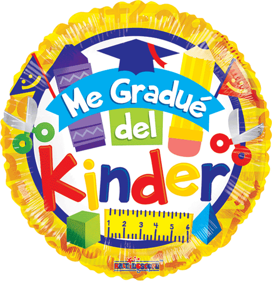 Me Gradue del Kinder 18 pulgadas Helio