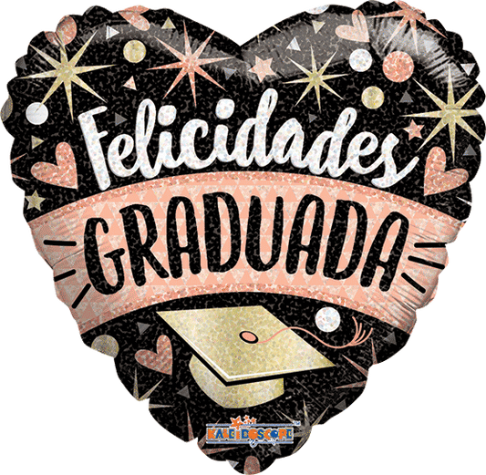 FELICIDADES GRADUADA CHIC 18 pulgadas Helio