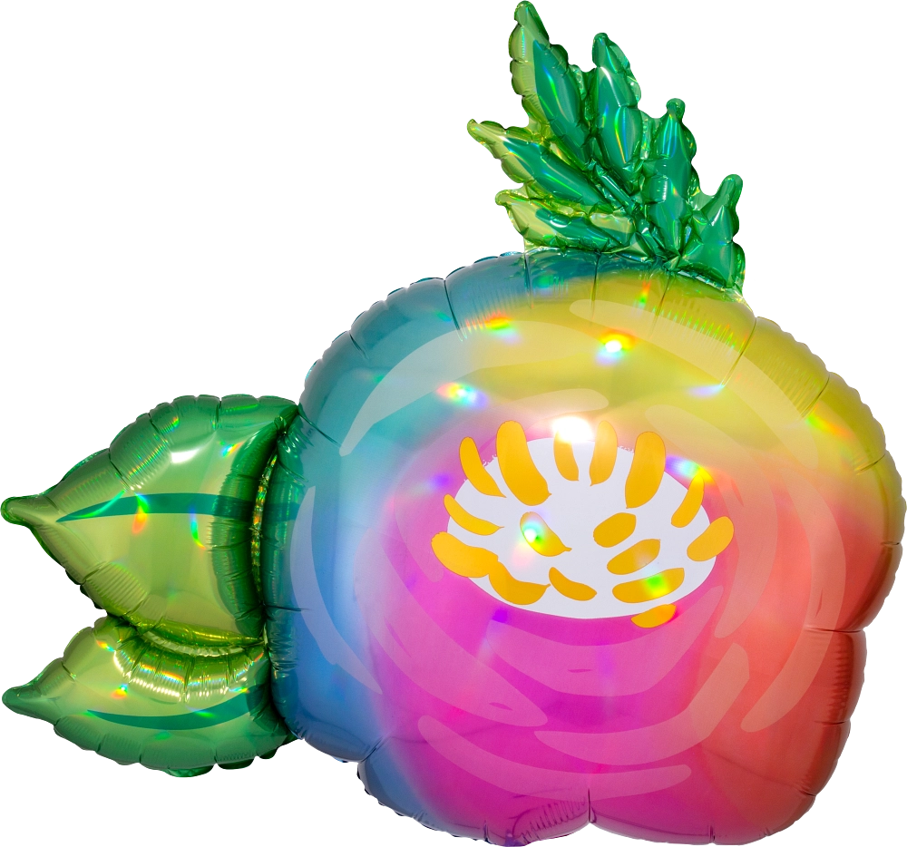 Globo Primavera Flor Iridiscente Beautiful Supershape helio