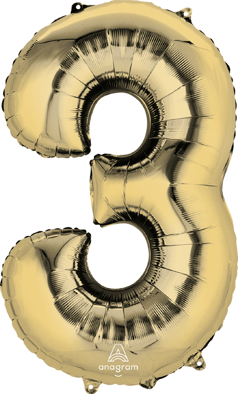 Globo Numeros 34 pulgadas Color Whitegold Anagram
