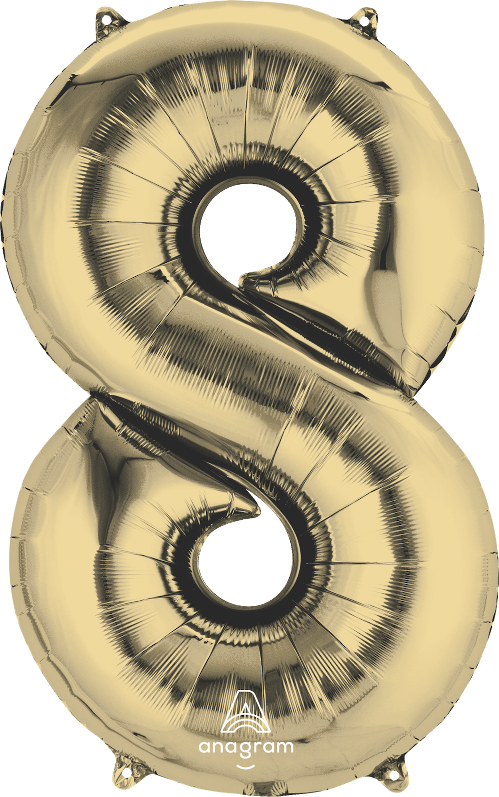 Globo Numeros 34 pulgadas Color Whitegold Anagram