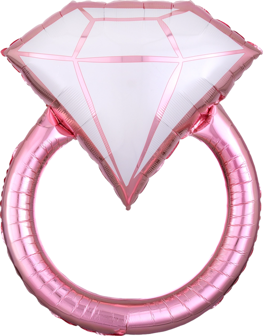 Globo Anillo Supershape ROSA