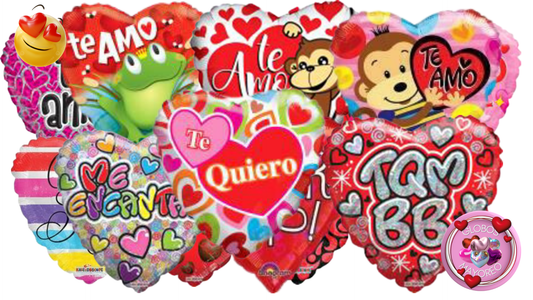 Paquete de 50 globos Amor de 18 pulgadas surtidos marca Anagram