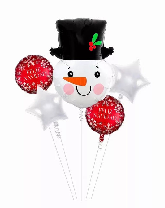 Kit de Globos Navidad 5 pzas