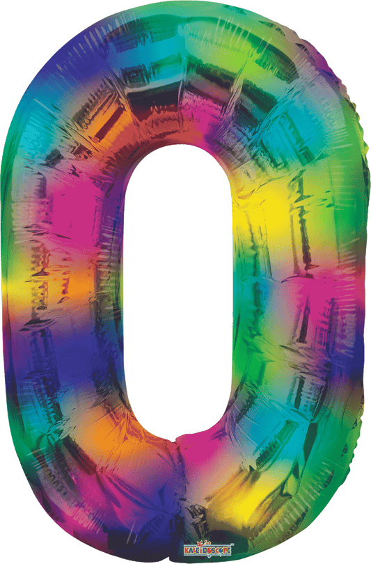 Globo Numeros 34 pulgadas Multicolor Anagram