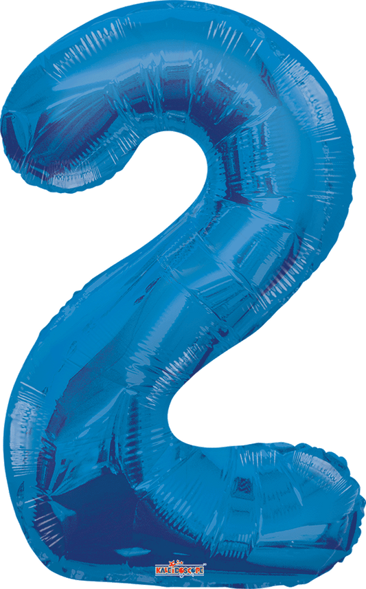 Globo Numeros 34 pulgadas Color Azul Rey Anagram