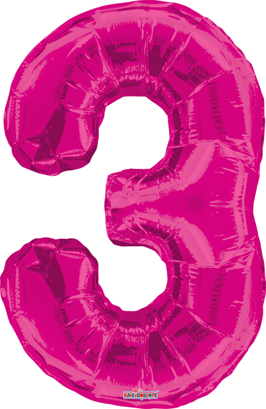 Globo Numeros 34 pulgadas Color Fiusha Anagram