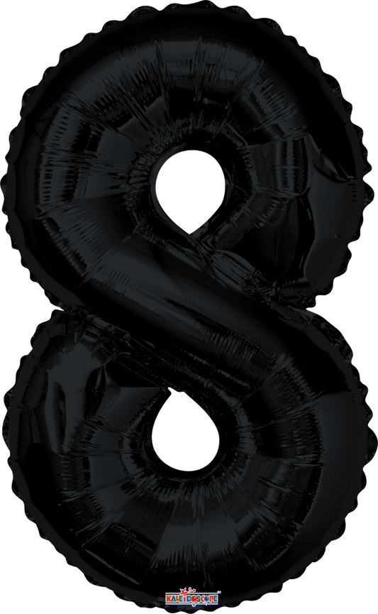 Globo Numeros 34 pulgadas Color Negro Anagram