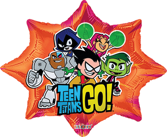 Globo jovenes titanes 22 pulgadas helio
